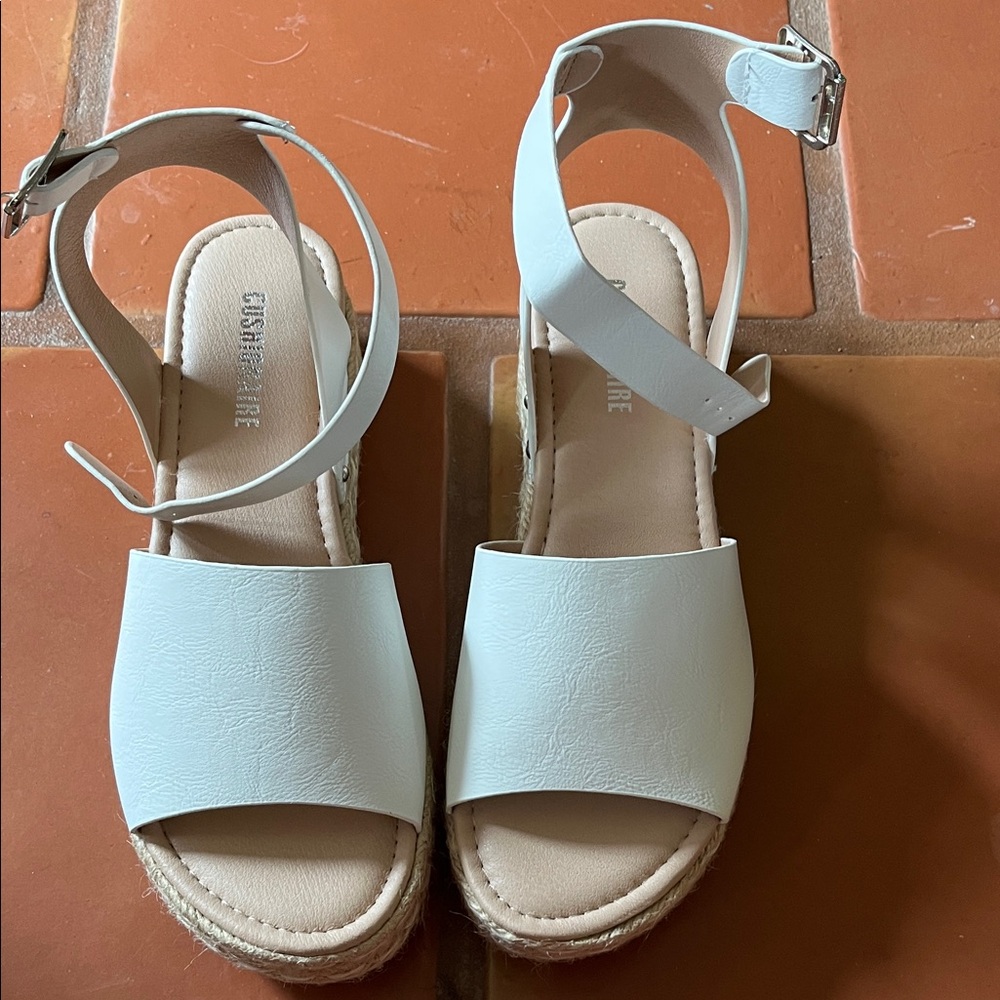 Women’s white espadrilles